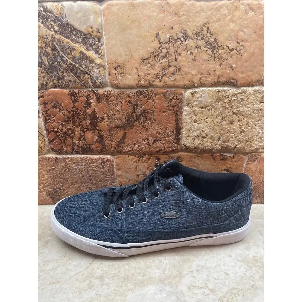 Lugz Canvas Sneakers Men’s Size 9 Blue Casual Lace Up Shoes Athletic